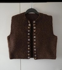 Trachtenweste, Weste Handgestrickt neu
