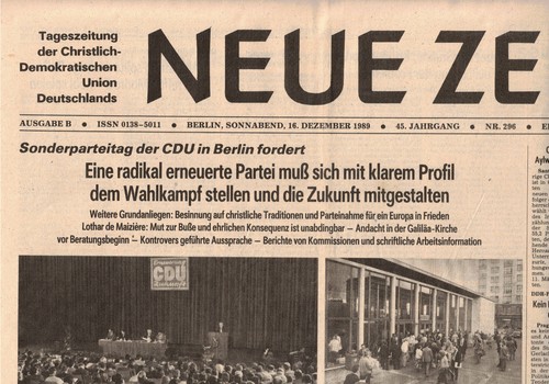 Ddr zeitung neue zeit - ddr,