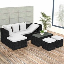 Garten Lounge Set Poly Rattan