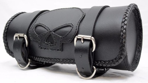 Lenkertasche aus leder - leder, mit