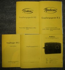 5x Beschreibung & Prospekt Radio Radione R2 & Radione R3