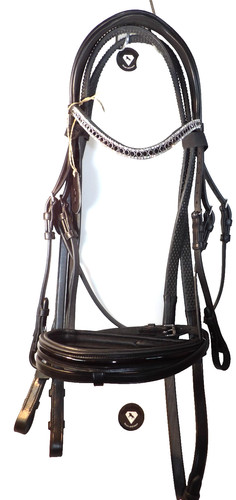 Trense schwarz leder lackleder - trense,