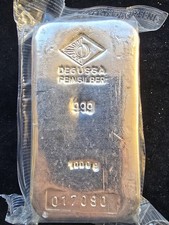 1 kg Silberbarren Degussa –