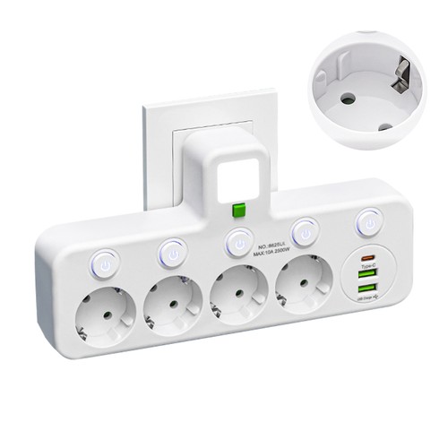 Steckdose mehrfachstecker - eu,