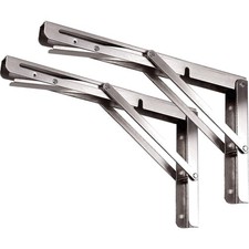 Klappkonsole edelstahl wand - edelstahl,