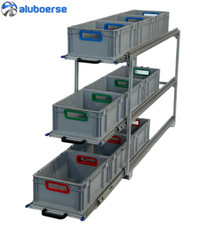 Heckauszug Regal 3 Ebenen 120