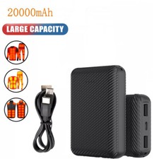 Powerbank 20000mAh Akku Ladegerät USB 5V Für Beheizbare Weste Jacke Heizweste