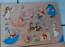 Rarität! Ravensburger Holzpuzzle  Winnie Pooh und Freunde  1