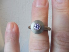 Ring , Edelstahl  , mit