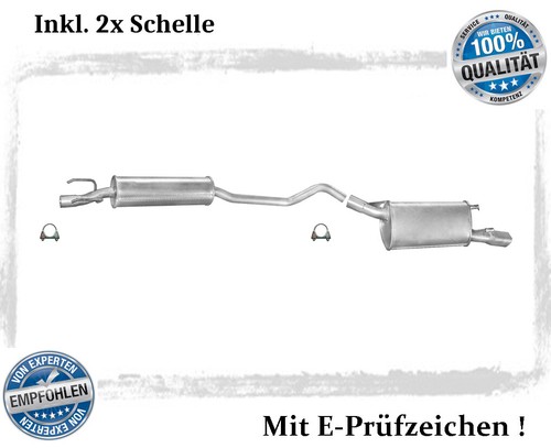 Auspuffanlage für opel corsa - für,