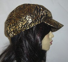 Edles goldfarben glänzendes CAP Schirmmütze Kappe Hut Mütze gold schwarz NEU