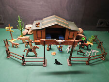 Playmobil ***Rarität*** Western-Ranch (Silver) 3768-A/1987, Extras, ohne OVP!