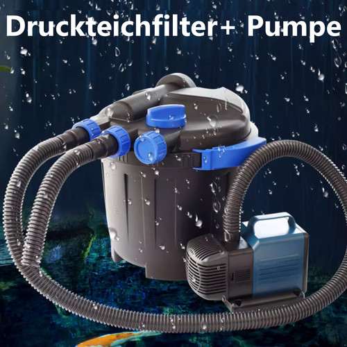 Teichdruckfilter set 5000 - teichdruckfilter-set, l/h