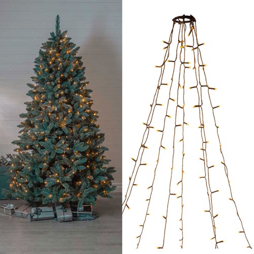 Led weihnachtsbaum überwurf - led,