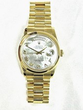 Rolex Day-Date Automatik Uhr 18K Gelbgold President 2007 Ref.118208 Fullset 171g