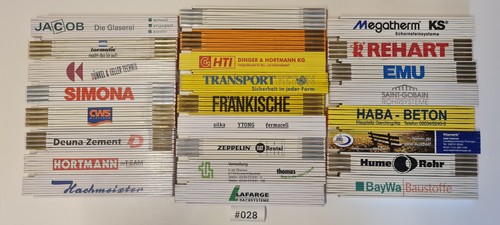 Zollstock sammlung stück - sammlung, 25