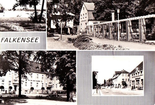 Ansichtskarte falkensee - ansichtskarte,
