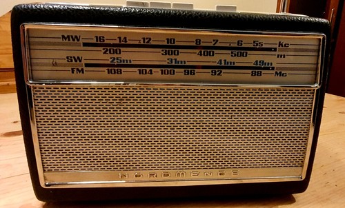Vintage kofferradio nordmende - vintage,