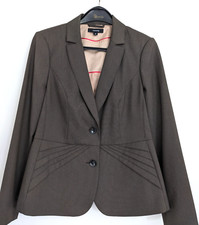 Damen Blazer COMMA Gr 42-44 Braun Tailliert, neu