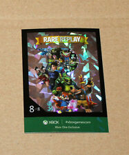 Xbox One Exclusive Promo Rare Replay Card from Gamescom 2015 ( FOIL )