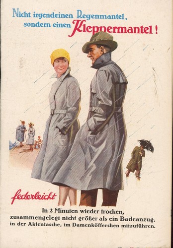 Nicht irgendeinen regenmantel - nicht,