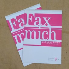 FAX MICH Block FAX KOPIER VORLAGEN Deutsche Telekom Merchandis Sammler 90er Rar