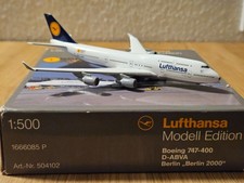 Lufthansa Modell Edition Boeing 747-400 Berlin 2000 ! Bugfahrwerk abgebrochen !