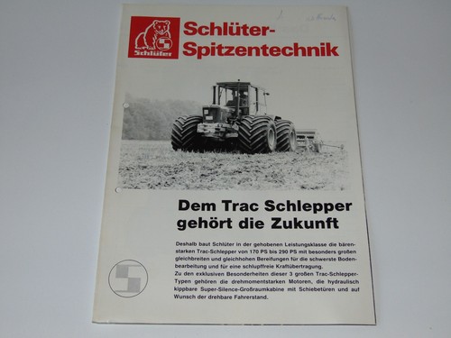 Schlüter trac schlepper - trac,