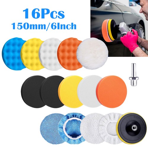 16tlg polierschwamm set 150mm - 16tlg,