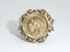 585 / 900 Gold Ring  Münzring