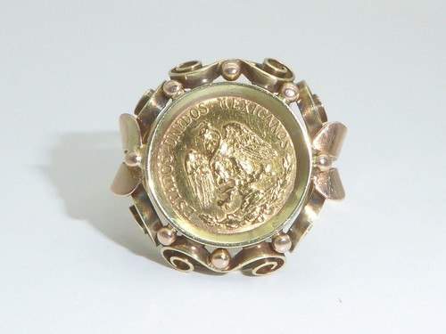 585 900 gold - gold, ring