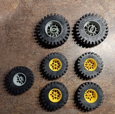 Lego Technic Räder 24x43 + 20x30 - 3739/3740 - 6582/4267 -7 Stück