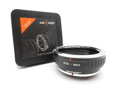 K&F Concept Adapter EOS-M4/3 für Canon EOS EF Objektiv auf M4/3 MFT Mount Kamera