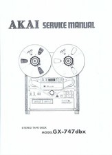 Akai  service manual  für GX-