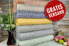 240cm Popeline Baumwolle Stoff Baumwollstoff Meterware Blumen Meterware ÖKO-TEX