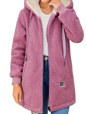 Warme Damen Fleece Hoodie