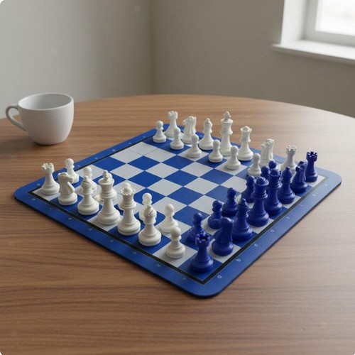 Schachspiel set tragbar - schachspiel, roll