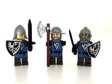 LEGO® 3x Falkenritter Minifiguren / Black Falcon (Castle, Ritter, Battle Pack)
