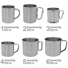 Edelstahltasse camping - edelstahltasse,