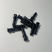 LEGO 10x Technik Verbinder lang mit Achsloch schwarz technic black 32054 New Neu