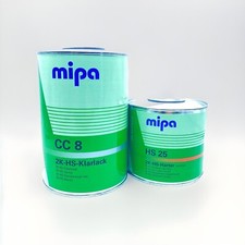 2K Klarlack Mipa CC8 1L+Härter HS25 normal 1,5L Acryl Set für Autolack