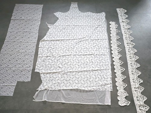 Paket spitze stoffreste neu - spitze,