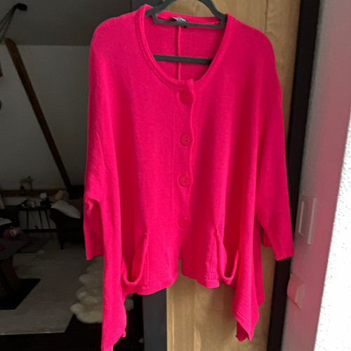 Damen strickjacke rosa - strickjacke,
