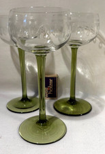 3 x Weinglas / Jugendstil