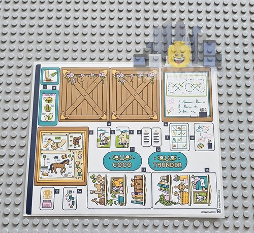 Lego friends aufkleberbogen - friends,