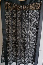 Dirndlschürze 70cm, schwarze Spitze, Oktoberfest Einheitsgröße Gr.38-42