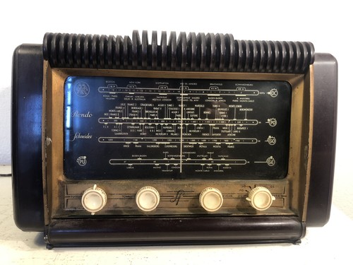 Schneider vintage radio - schneider,