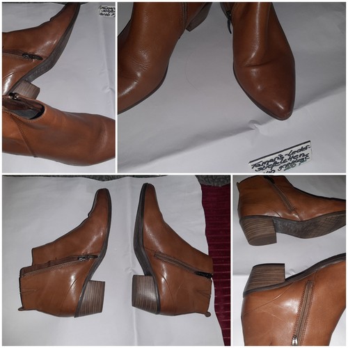 Tamaris leder stiefeletten - leder-stiefeletten, –