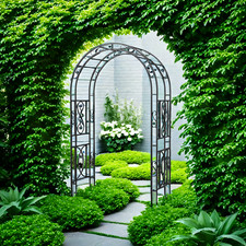 Garten Pergola Spalier Metall