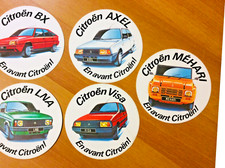 lot sticker Citroen Mehari BX